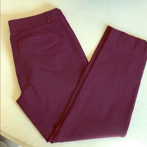 Plum ankle pant